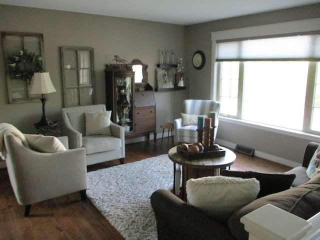 8300 263rd St, Saint Cloud, MN 56301 - living area with wood finished floors and baseboards