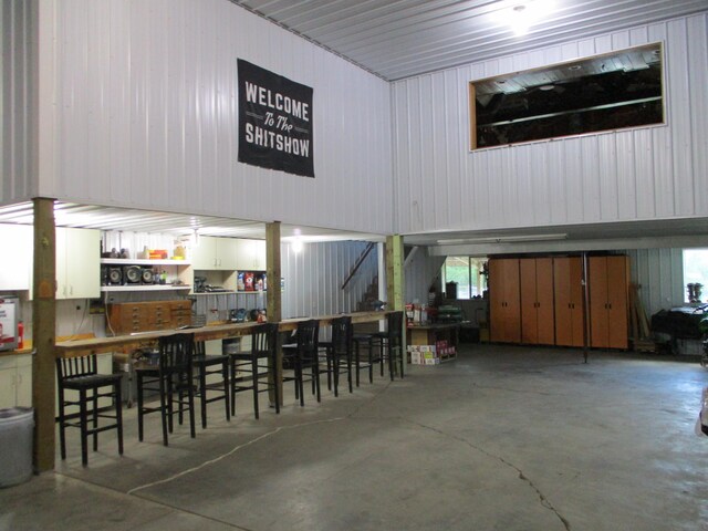 8300 263rd St, Saint Cloud, MN 56301 - interior space with concrete flooring