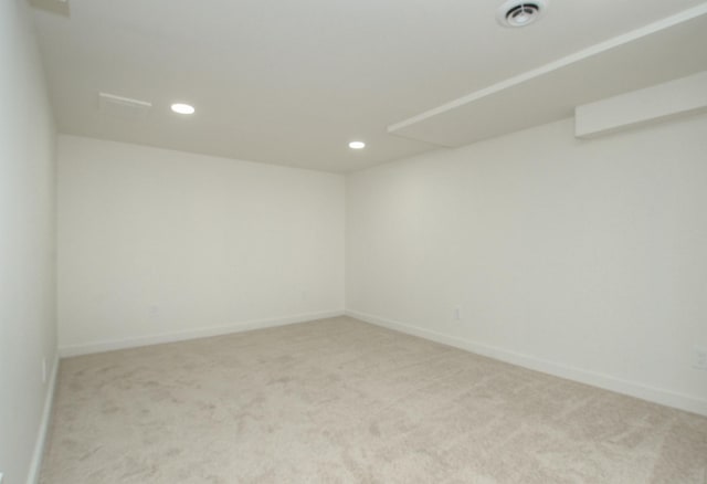 1459 Maywood St, Saint Paul, MN 55117 - empty room featuring recessed lighting, light carpet, and baseboards