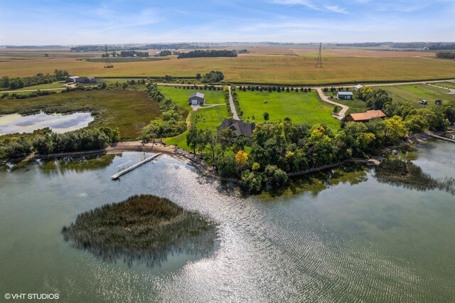23380 127th St, Glenwood, MN 56334 - aerial overview of property's location with rural landscape