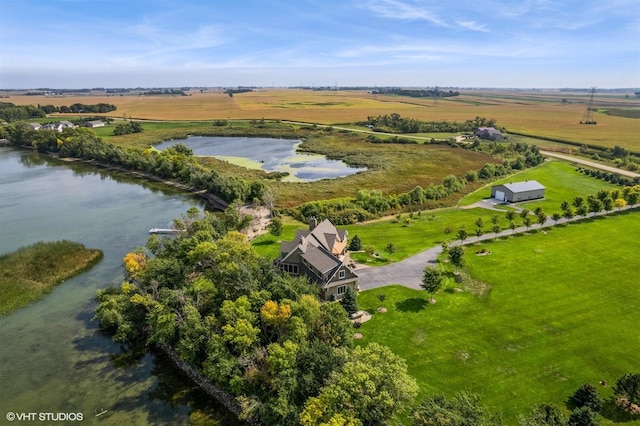 23380 127th St, Glenwood, MN 56334 - overview of rural landscape featuring a nearby body of water