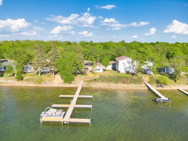 27621 83 Unit 2, Battle Lake, MN 56515 - aerial view of a large body of water and a heavily wooded area
