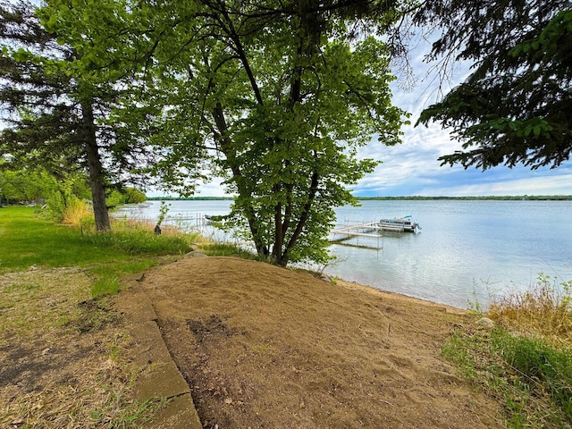 27621 83 Unit 2, Battle Lake, MN 56515 - water view featuring a dock