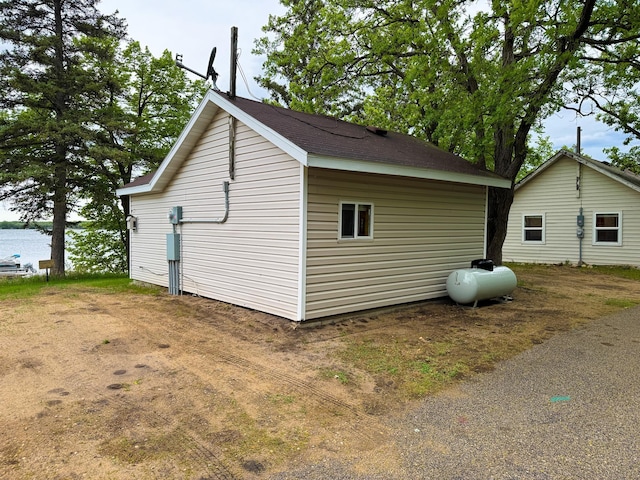 27621 83 Unit 2, Battle Lake, MN 56515 - view of outdoor structure featuring a water view