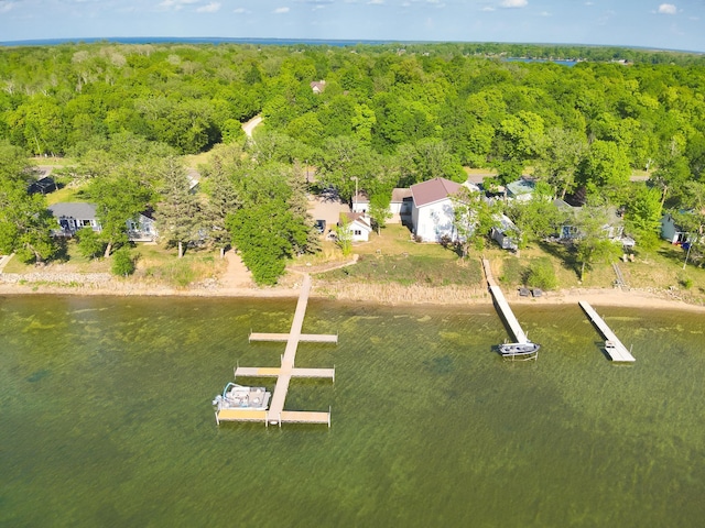 27621 83 Unit 2, Battle Lake, MN 56515 - aerial overview of property's location featuring a forest and a large body of water
