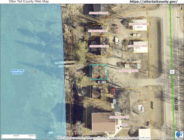 27621 83 Unit 2, Battle Lake, MN 56515 - map of property location featuring property parcel outlined