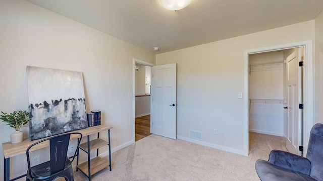 1483 Grand View Ln SE, Mazeppa, MN 55956 - carpeted office featuring baseboards