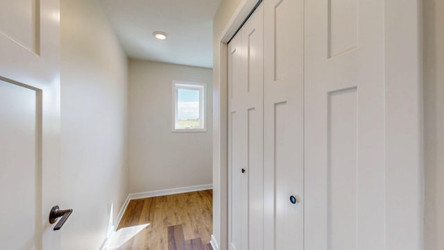 1483 Grand View Ln SE, Mazeppa, MN 55956 - hall featuring baseboards and wood finished floors