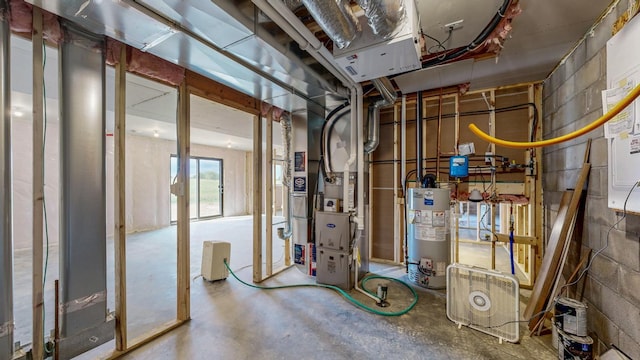 1483 Grand View Ln SE, Mazeppa, MN 55956 - below grade area with water heater and heating unit