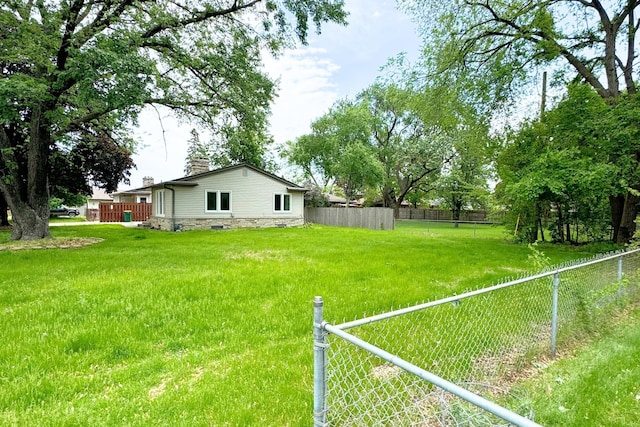 view of yard