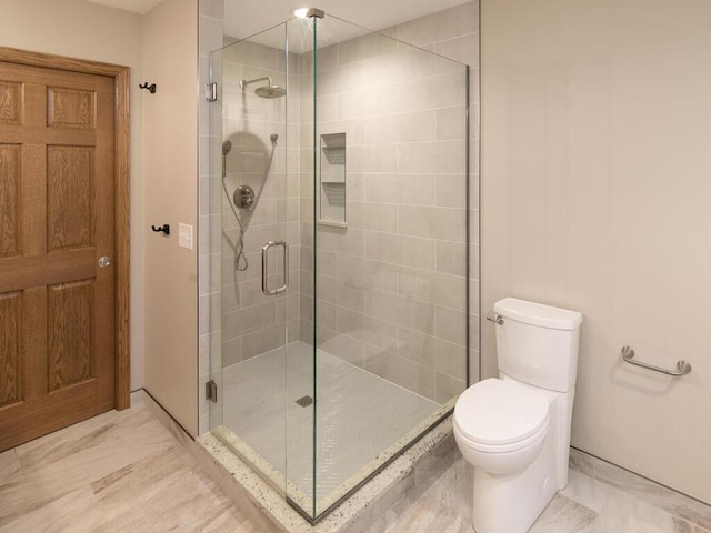 17768 Keystone Ave, Lakeville, MN 55044 - bathroom with toilet and a stall shower