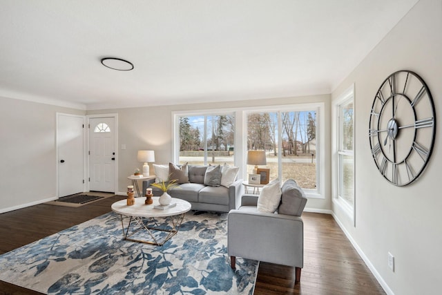761 Labore Rd, Little Canada, MN 55117 - living room with wood finished floors and baseboards