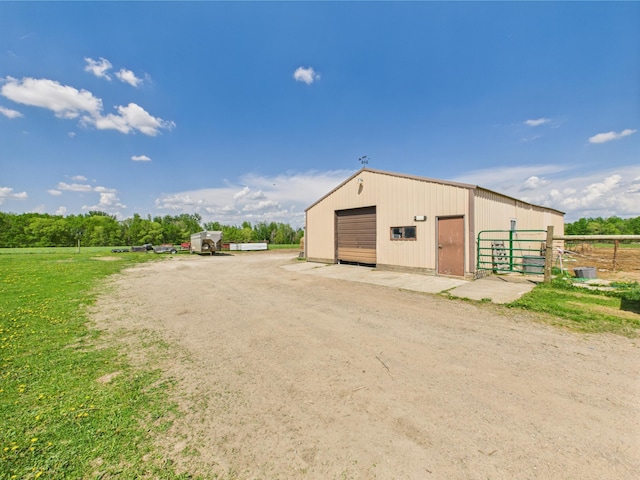 31528 63rd St, Royalton, MN 56373 - view of pole building featuring fence