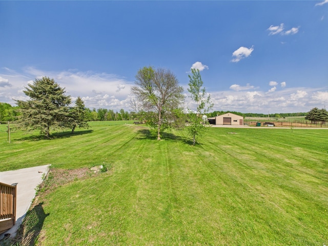31528 63rd St, Royalton, MN 56373 - view of yard with an outbuilding and a view of rural / pastoral area