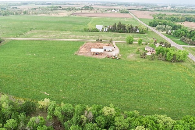 31528 63rd St, Royalton, MN 56373 - aerial view of sparsely populated area featuring rows of crops