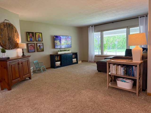 725 8th St NE, Staples, MN 56479 - living area with light colored carpet and baseboards