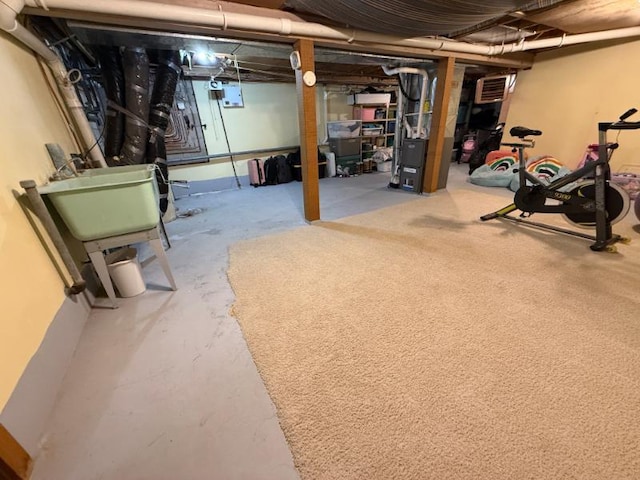 725 8th St NE, Staples, MN 56479 - view of unfinished below grade area