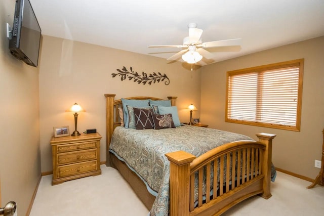 124 Waynesborough Way, Mankato, MN 56001 - bedroom featuring carpet, baseboards, and ceiling fan
