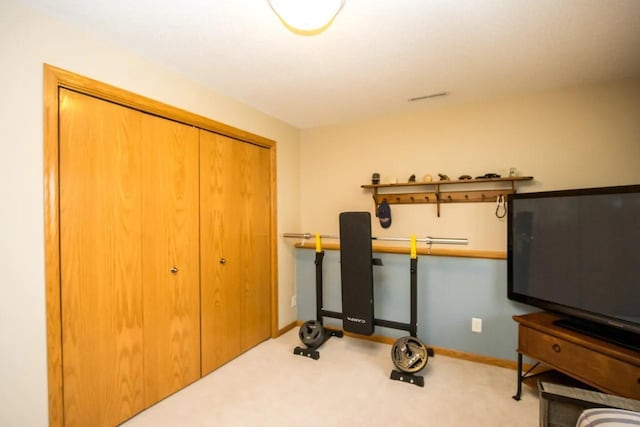 124 Waynesborough Way, Mankato, MN 56001 - exercise area featuring carpet and baseboards