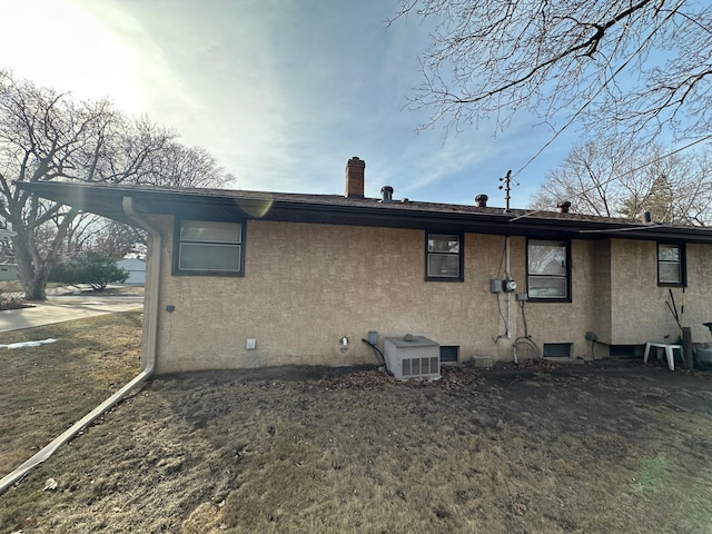 2814 Matilda St, Roseville, MN 55113 - rear view of house with stucco siding