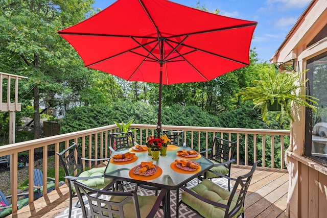 9378 Olympia Dr, Eden Prairie, MN 55347 - deck with outdoor dining area