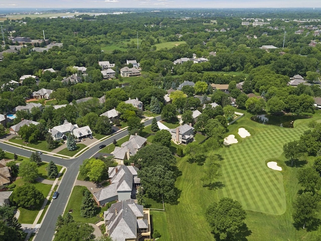 9378 Olympia Dr, Eden Prairie, MN 55347 - aerial perspective of suburban area with a golf course
