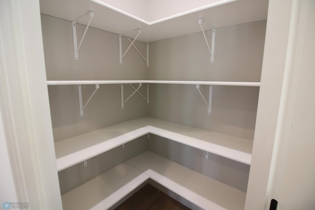 view of pantry