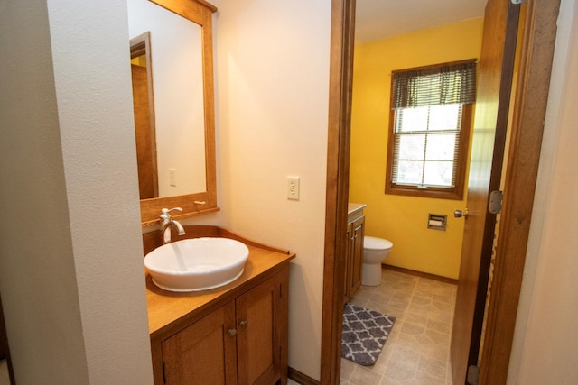 196 Mary Cir, North Mankato, MN 56003 - bathroom with vanity and toilet