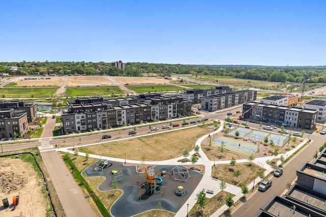 870 Mount Curve Blvd Unit F, Saint Paul, MN 55116 - aerial view of a tree filled landscape