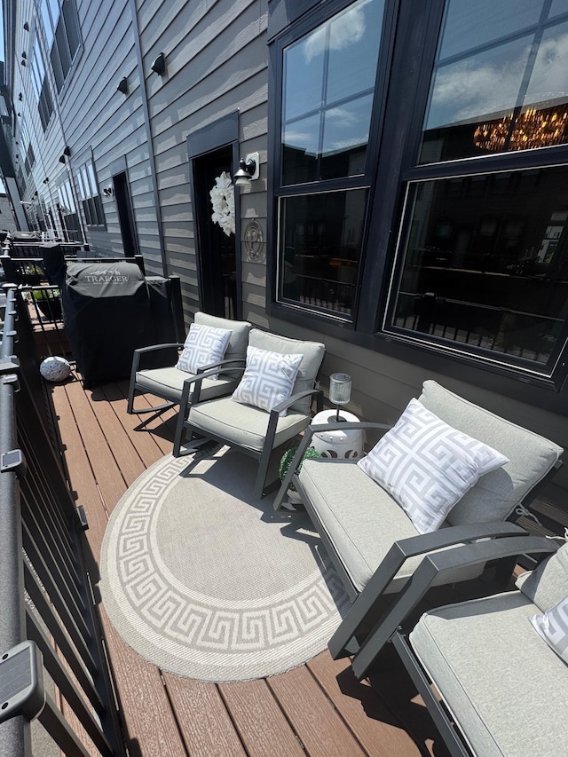 870 Mount Curve Blvd Unit F, Saint Paul, MN 55116 - view of wooden deck