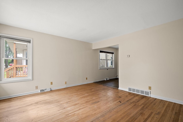 4625 Lyndale Ave N, Minneapolis, MN 55412 - empty room featuring wood finished floors and baseboards