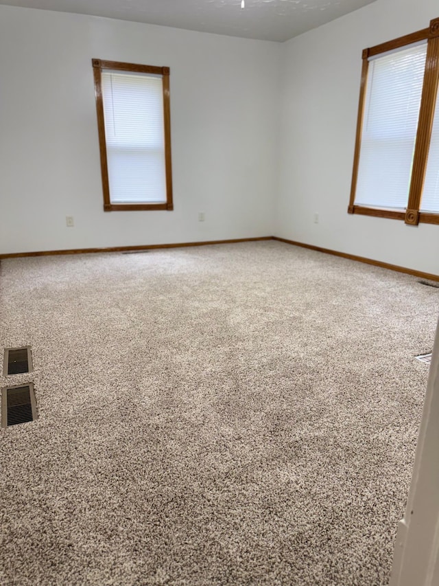 441 Minnesota Ave, Big Lake, MN 55309 - carpeted spare room featuring baseboards and plenty of natural light
