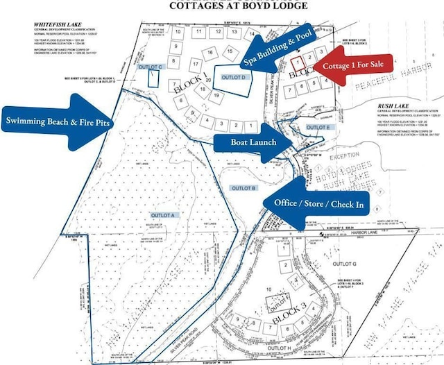 map of property / related area