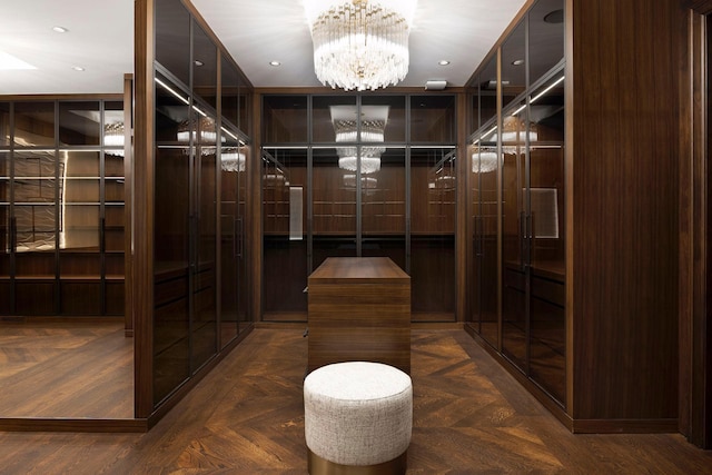 2770 Gale Rd, Woodland, MN 55391 - spacious closet featuring a chandelier