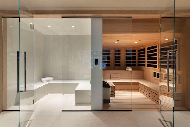 2770 Gale Rd, Woodland, MN 55391 - relaxing sauna / steam room with recessed lighting