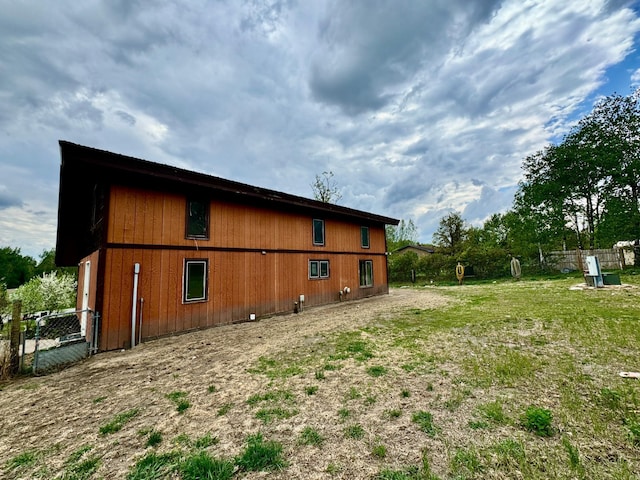 56279 350th St, Warroad, MN 56763 - back of property with fence
