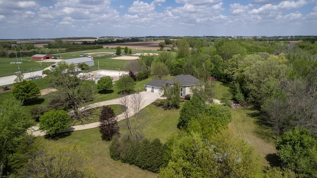 610 Main St, Adams, MN 55909 - aerial view of property and surrounding area
