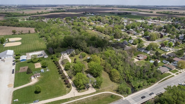 610 Main St, Adams, MN 55909 - aerial view of property and surrounding area