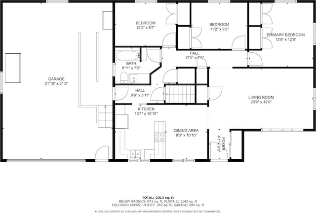 468 Washington St, Le Center, MN 56057 - room layout