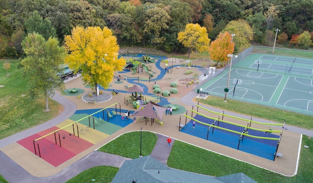 8852 Jorgensen Ave S, Cottage Grove, MN 55016 - drone / aerial view of a park and a heavily wooded area