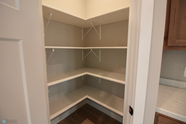 view of storage area