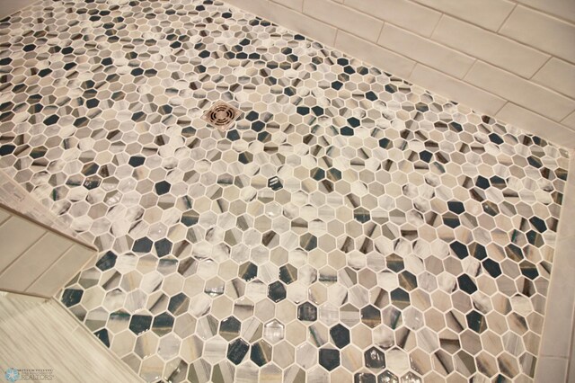bathroom view of a tile shower