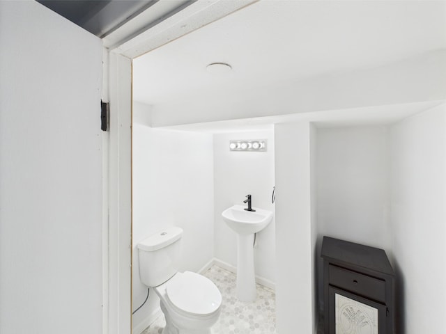 3502 3rd St N, Saint Cloud, MN 56303 - bathroom featuring toilet and baseboards