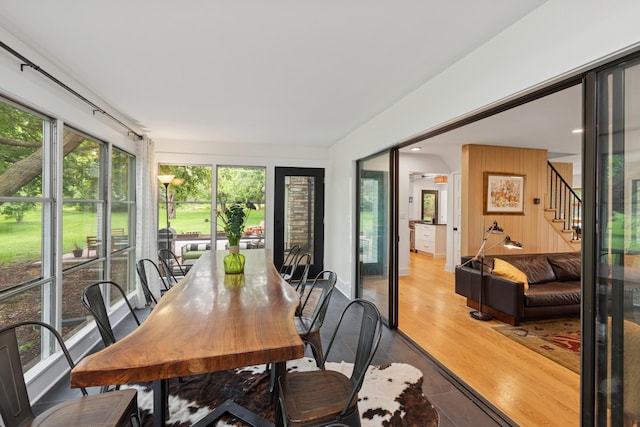 124 Paisley Ln, Golden Valley, MN 55422 - sunroom / solarium featuring wood finished floors