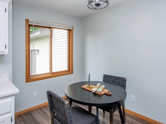 7808 Sunkist Blvd, Brooklyn Park, MN 55444 - dining room with wood finished floors and baseboards