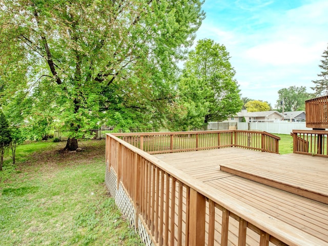 7808 Sunkist Blvd, Brooklyn Park, MN 55444 - view of wooden terrace