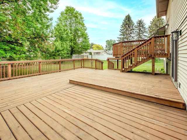 7808 Sunkist Blvd, Brooklyn Park, MN 55444 - deck with stairway