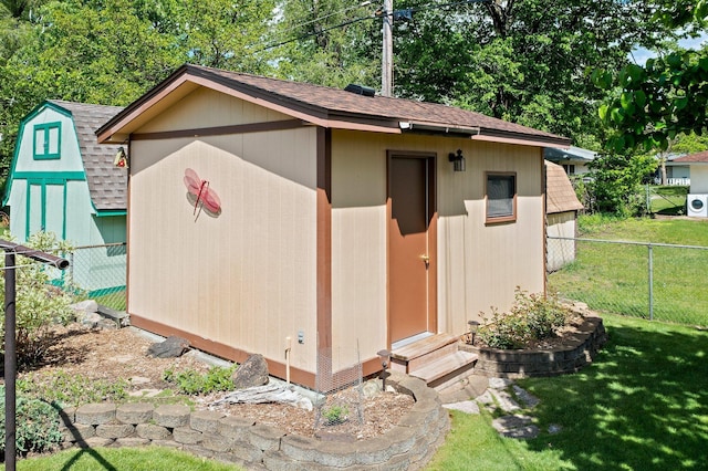 8007 5th St NE, Spring Lake Park, MN 55432 - view of shed featuring entry steps