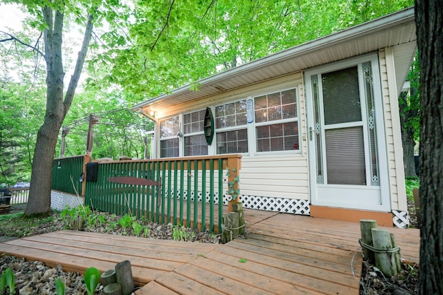32741 Lakes Trl Unit 11A, Chisago Lake Twp, MN 55045 - view of wooden deck
