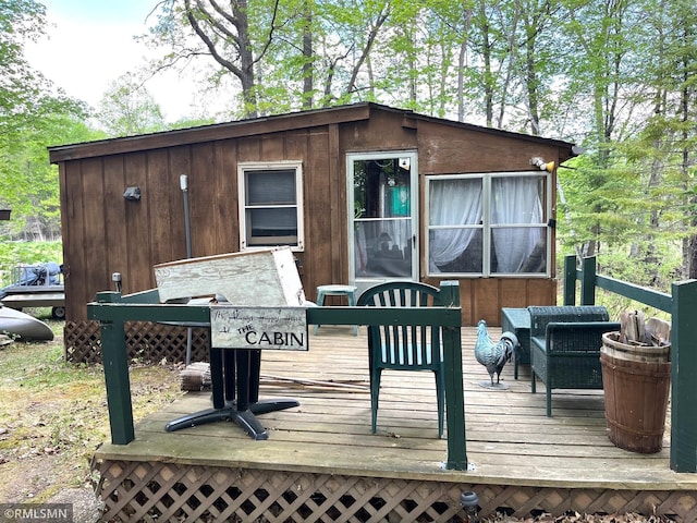 view of deck